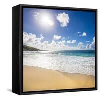 Grand Anse Beach, La Digue, Seychelles-Jon Arnold-Framed Stretched Canvas