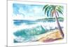 Grand Anse Beach Swell Grenada Caribbean Island-M. Bleichner-Mounted Art Print