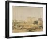 Grand Approach to the Temple of Philae, Nubia, from Egypt and Nubia , Vol.1 (Litho)-David Roberts-Framed Giclee Print