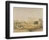 Grand Approach to the Temple of Philae, Nubia, from Egypt and Nubia , Vol.1 (Litho)-David Roberts-Framed Giclee Print