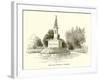 Grand Army Monument, Gettysburg-null-Framed Giclee Print