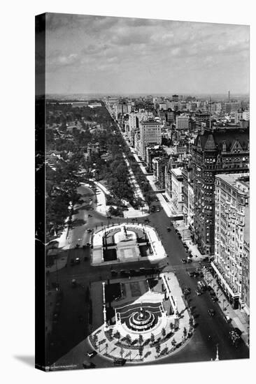 Grand Army Plaza and Fifth Avenue-null-Stretched Canvas