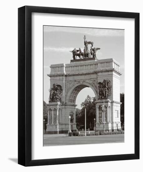 Grand Army Plaza Arch, Brooklyn-Phil Maier-Framed Art Print