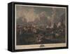 Grand Attack on Valenciennes-Philippe De Loutherbourg-Framed Stretched Canvas