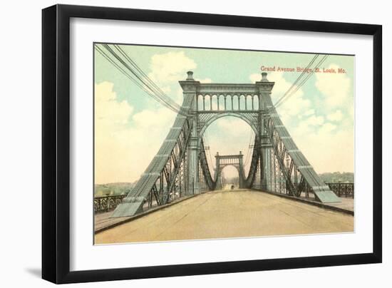 Grand Avenue Bridge, St. Louis, Missouri-null-Framed Art Print