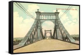 Grand Avenue Bridge, St. Louis, Missouri-null-Framed Stretched Canvas