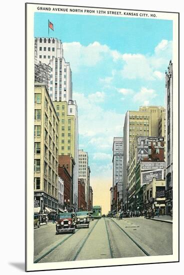 Grand Avenue, Kansas City-null-Mounted Art Print