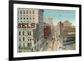 Grand Avenue, Milwaukee, Wisconsin-null-Framed Premium Giclee Print