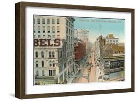 Grand Avenue, Milwaukee, Wisconsin-null-Framed Art Print