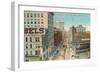 Grand Avenue, Milwaukee, Wisconsin-null-Framed Art Print