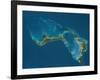 Grand Bahama and Abaco Islands, Bahamas, Satellite Image-null-Framed Photographic Print