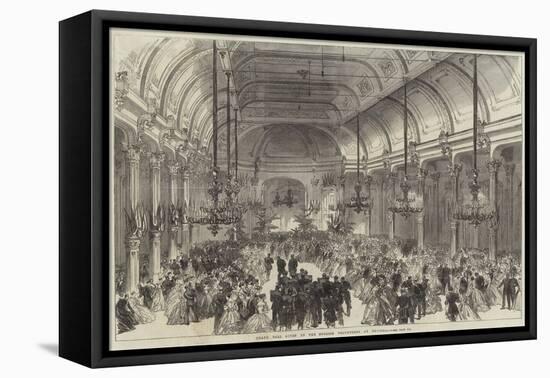 Grand Ball Given to the English Volunteers at Brussels-null-Framed Stretched Canvas