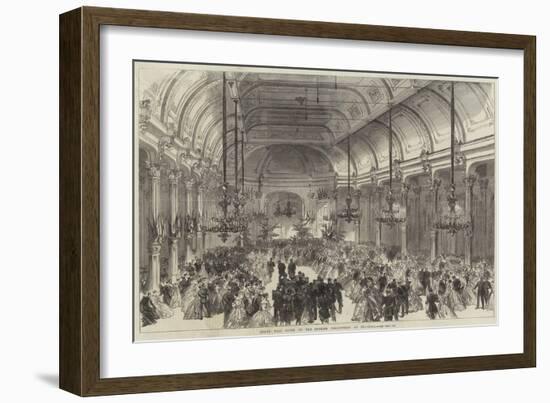 Grand Ball Given to the English Volunteers at Brussels-null-Framed Giclee Print