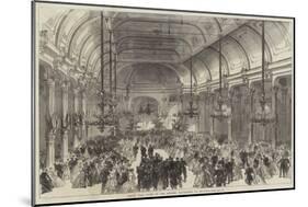 Grand Ball Given to the English Volunteers at Brussels-null-Mounted Giclee Print