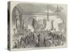 Grand Banquet to the Lord Mayor of London, at Hastings-null-Stretched Canvas