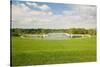 Grand Basin looking from top of Art Hill in Forest Park, St. Louis, Missouri-null-Stretched Canvas