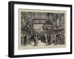 Grand Bazaar in the Free Trade Hall-null-Framed Giclee Print