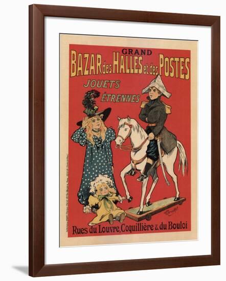 Grand Bazar Des Halles Et Des Postes, 1899-Fernand Fernel-Framed Giclee Print