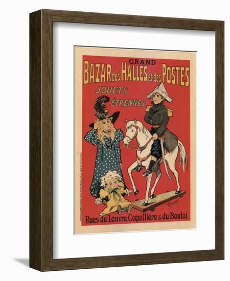 Grand Bazar Des Halles Et Des Postes, 1899-Fernand Fernel-Framed Giclee Print