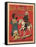 Grand Bazar Des Halles Et Des Postes, 1899-Fernand Fernel-Framed Stretched Canvas