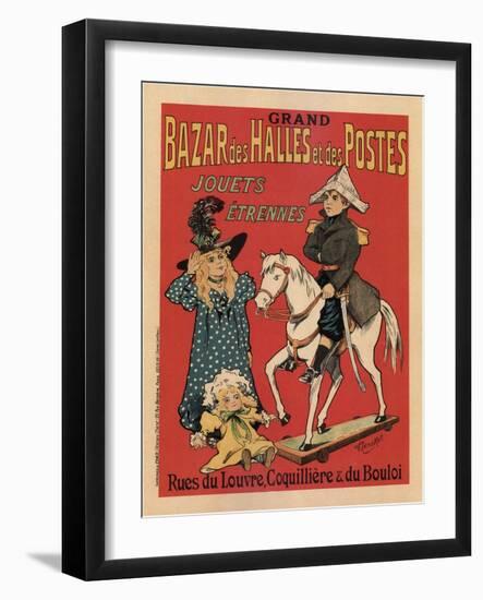 Grand Bazar Des Halles Et Des Postes, 1899-Fernand Fernel-Framed Giclee Print