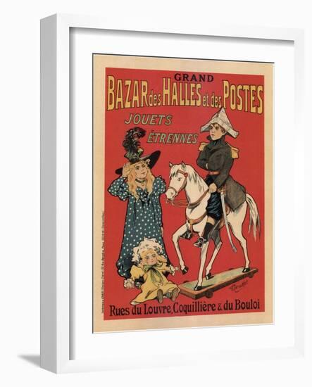 Grand Bazar Des Halles Et Des Postes, 1899-Fernand Fernel-Framed Giclee Print