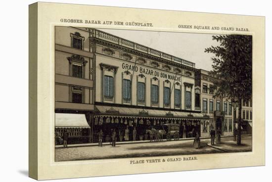 Grand Bazar Du Grand Marche, Place Verte, Antwerp-null-Stretched Canvas