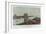 Grand Birds Eye View of the Great East River Suspension Bridge by Currier & Ives-null-Framed Giclee Print