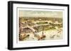 Grand Birds Eye View of the Grounds and Buildings of the Great Columbian Exposition at Chicago-Currier & Ives-Framed Giclee Print