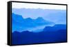 Grand Blue-John Gusky-Framed Stretched Canvas