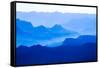 Grand Blue-John Gusky-Framed Stretched Canvas