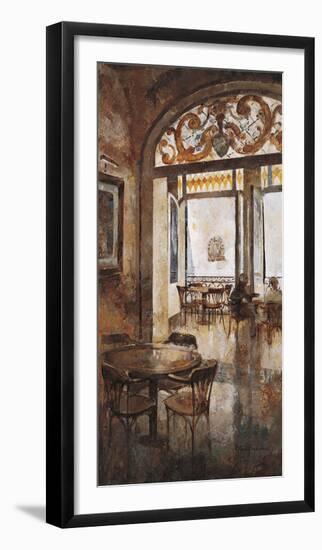 Grand Cafe Cappuccino I-Noemi Martin-Framed Giclee Print