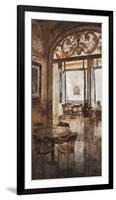 Grand Cafe Cappuccino I-Noemi Martin-Framed Giclee Print