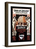 Grand-Cafe, Zurcherhof: Distinguished Family Cafe and Theater-null-Framed Art Print