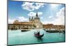 Grand Canal And Basilica Santa Maria Della Salute, Venice, Italy And Sunny Day-Iakov Kalinin-Mounted Photographic Print