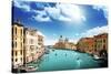 Grand Canal and Basilica Santa Maria Della Salute, Venice, Italy-Iakov Kalinin-Stretched Canvas