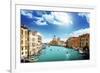 Grand Canal and Basilica Santa Maria Della Salute, Venice, Italy-Iakov Kalinin-Framed Photographic Print