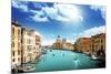 Grand Canal and Basilica Santa Maria Della Salute, Venice, Italy-Iakov Kalinin-Mounted Photographic Print