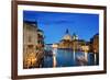 Grand Canal and Basilica Santa Maria Della Salute, Venice, Italy-Iakov Kalinin-Framed Photographic Print