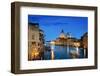 Grand Canal and Basilica Santa Maria Della Salute, Venice, Italy-Iakov Kalinin-Framed Photographic Print