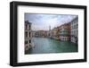 Grand Canal and Bell Tower from Rialto Bridge, Venice, Italy-Darrell Gulin-Framed Photographic Print