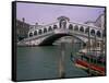 Grand Canal and Rialto Bridge, Venice, Italy-Bill Bachmann-Framed Stretched Canvas