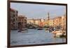 Grand Canal and Rialto Bridge. Venice. Italy-Tom Norring-Framed Premium Photographic Print