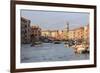 Grand Canal and Rialto Bridge. Venice. Italy-Tom Norring-Framed Photographic Print