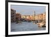 Grand Canal and Rialto Bridge. Venice. Italy-Tom Norring-Framed Photographic Print