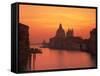 Grand Canal and Santa Maria Della Salute, Venice, UNESCO World Heritage Site, Veneto, Italy, Europe-Rainford Roy-Framed Stretched Canvas