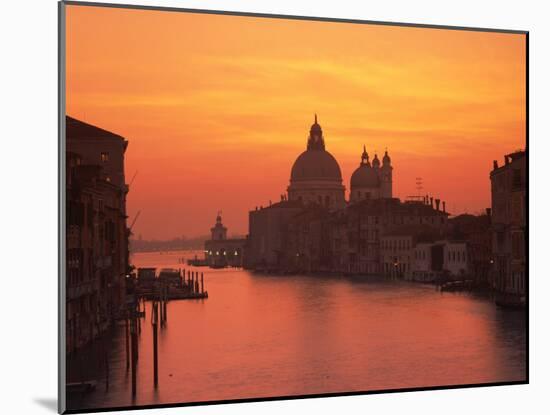 Grand Canal and Santa Maria Della Salute, Venice, UNESCO World Heritage Site, Veneto, Italy, Europe-Rainford Roy-Mounted Photographic Print