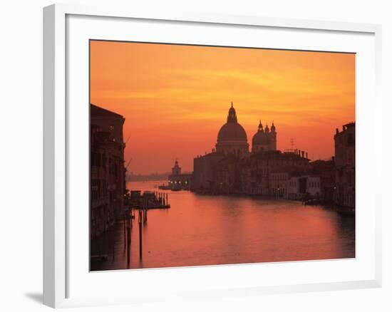 Grand Canal and Santa Maria Della Salute, Venice, UNESCO World Heritage Site, Veneto, Italy, Europe-Rainford Roy-Framed Photographic Print