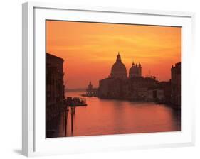 Grand Canal and Santa Maria Della Salute, Venice, UNESCO World Heritage Site, Veneto, Italy, Europe-Rainford Roy-Framed Photographic Print