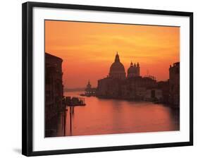 Grand Canal and Santa Maria Della Salute, Venice, UNESCO World Heritage Site, Veneto, Italy, Europe-Rainford Roy-Framed Photographic Print